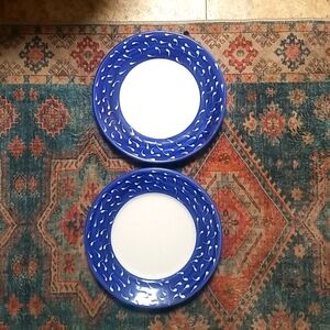 Two 9 Inch "lil swimmers" Dinner Plates